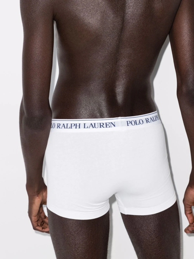 Polo Ralph Lauren Logo-waistband Boxers Three-pack In White