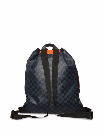 Louis Vuitton, Bags, Louis Vuitton Drawstring Backpack Limited Edition  Damier Cobalt Race Blue