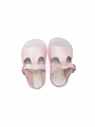 Shop Gallucci Cut Out Buckle Sandals In Pink