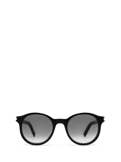 Shop Saint Laurent Sl 521 Black Sunglasses