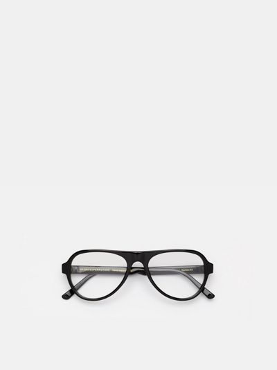 Retrosuperfuture Numero 83 Nero Unisex Eyeglasses In Nero