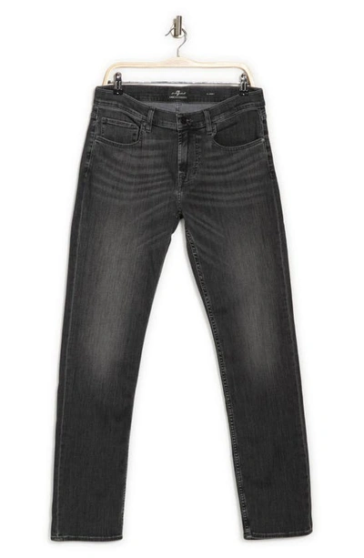 Shop 7 For All Mankind Slimmy Squiggle Jeans In Grey