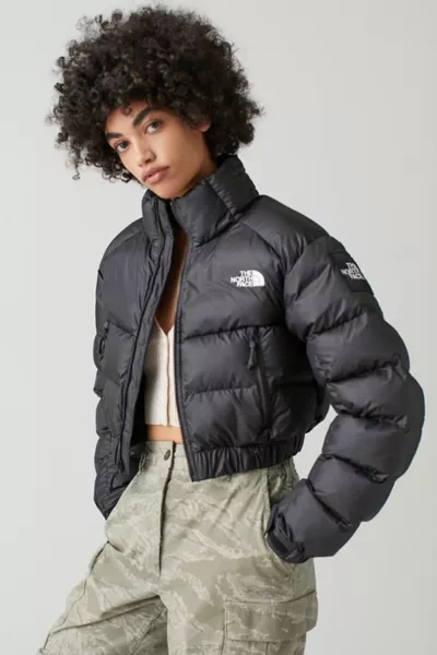 The North Face Black Box Cropped Puffer Jacket | ModeSens