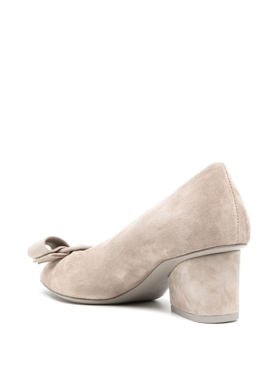 Ferragamo Viva 55 Pumps In Grey