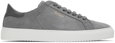 Shop Axel Arigato Grey Suede Clean 90 Sneakers