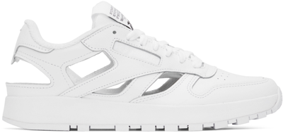 Shop Maison Margiela White Reebok Edition Décortiqué Tabi Low Sneakers In T1003 White