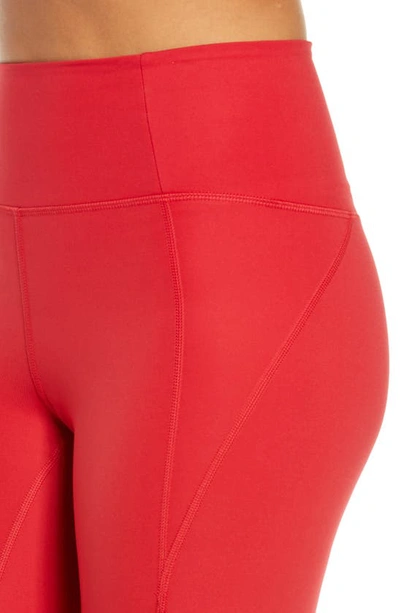 Shop Girlfriend Collective High Waist 7/8 Leggings In Jester Red