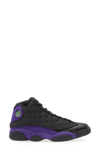 Shop Jordan Air  13 Retro High Top Sneaker In Black/ Purple/ White