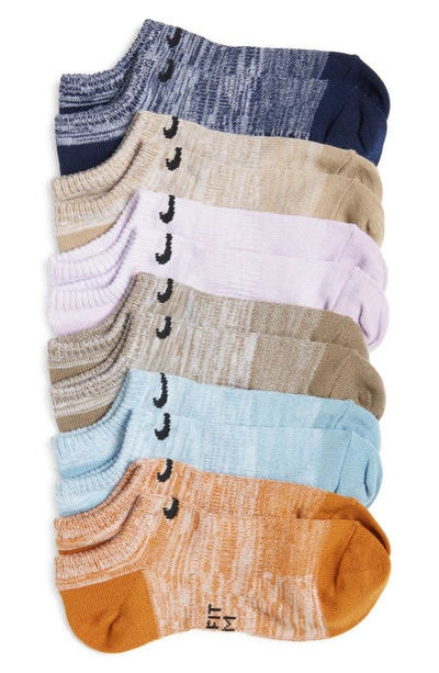 Shop Nike 6-pack Everyday Lightweight No-show Training Socks In Multi