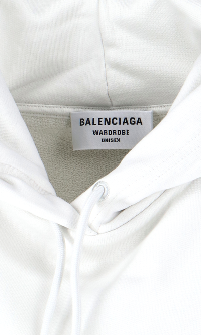 Shop Balenciaga Logo Hoodie