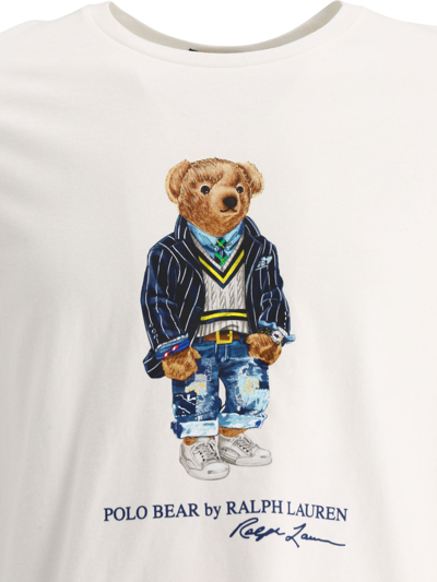 Shop Polo Ralph Lauren "polo Bear" T-shirt In White