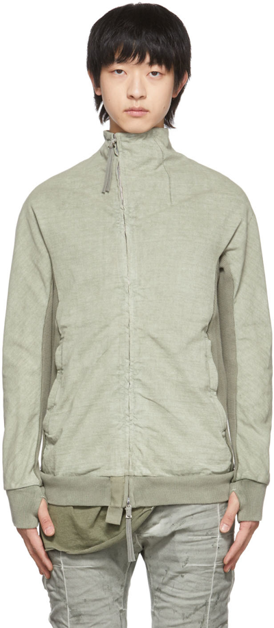 Shop Boris Bidjan Saberi Ssense Exclusive Khaki Cotton Jacket In Milatary Green Natru
