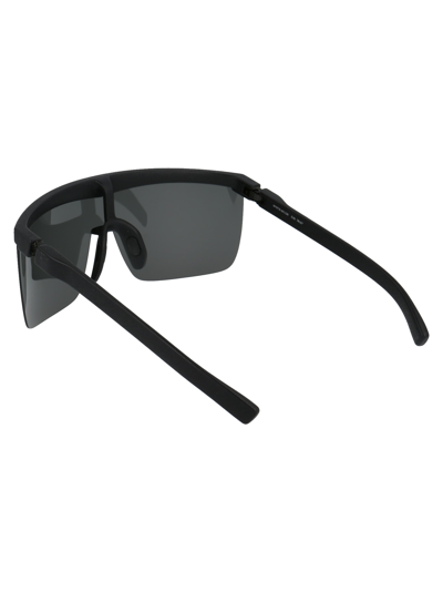 Shop Mykita Trust Sunglasses In 301 Md1 Pitch Black