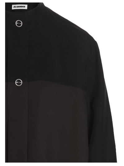 Shop Jil Sander Q 10 Shirt In Black