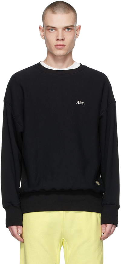 Shop Advisory Board Crystals Black Cotton Sweatshirt In Anthracite