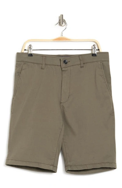 Shop Union Denim Flex Knit Twill Chino Shorts In Military