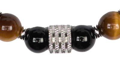 Shop Ed Jacobs Nyc Adjustable Beaded Bracelet In Multi