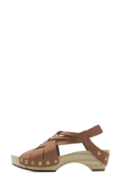 Shop Jax And Bard Jewell Sandal In Saddle Brown