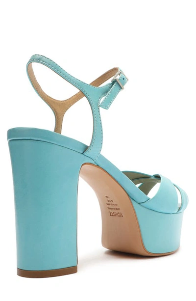 Shop Schutz Keefa Platform Sandal In River Acqua