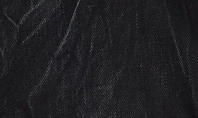 Shop Balenciaga Cities Paris Denim Jacket In Washed Black/ White W