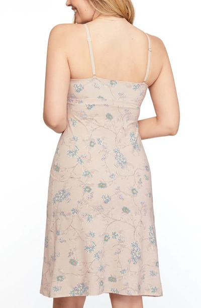 Shop Montelle Intimates Full Support Gown In Floral Tea