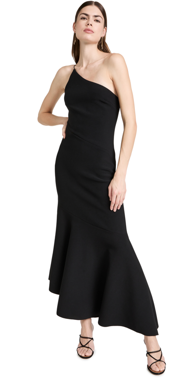 Significant Other Women's Tori Asymmetric One-shoulder Gown In Black ...