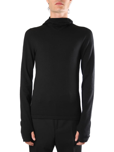Shop Bottega Veneta Cashmere Hooded Sweater In Black