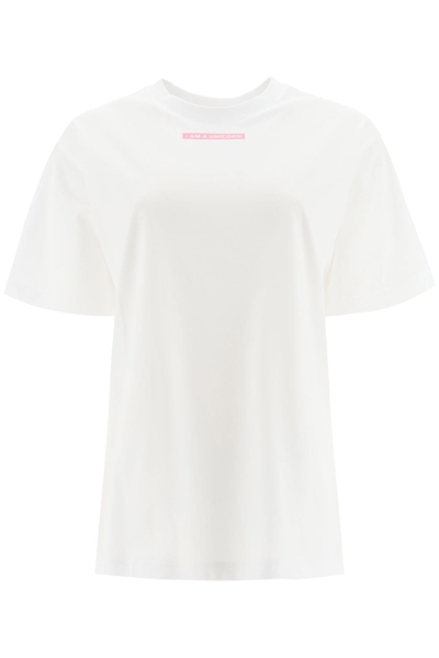 Shop Burberry Ronan T-shirt With Slogan In Default Title
