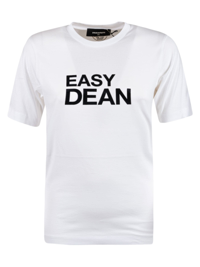 Shop Dsquared2 Easy Dean T-shirt In White