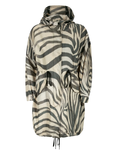 Shop Moncler Archid Zebra Print Jacket In Default Title