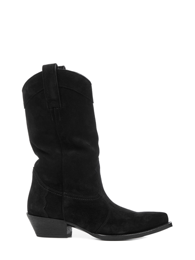 Shop Saint Laurent Lukas Boots In Nero.