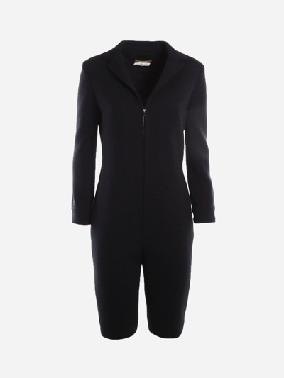 Shop Saint Laurent Suit Made Of Wool Blend In Black