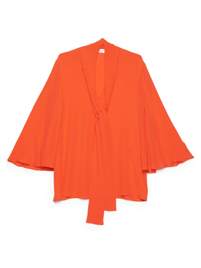 Shop Valentino Shirt In Arancio