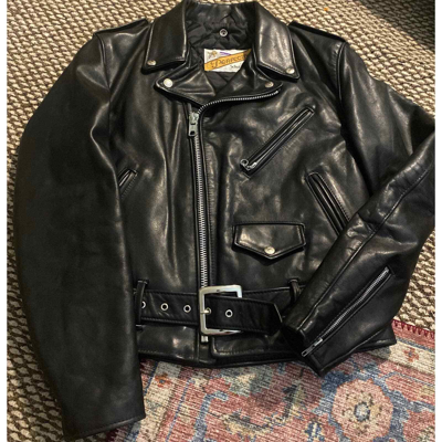 Schott ショット ダブルライダース レザージャケット 118 サイズ38 SCHOTT ショット 118 バイカータグ ダブルライダースジャケット