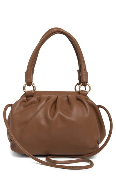 Shop Belle & Bloom Just Because Satchel Crossbody Bag In Brown