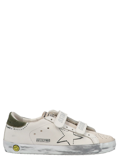 Shop Golden Goose Old School Shoes In White
