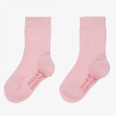 Shop Falke Pink Cotton Baby Socks