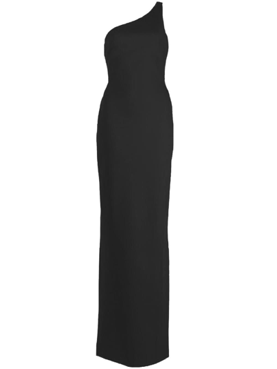 Shop Solace London Black Loretta Maxi Dress In Nero