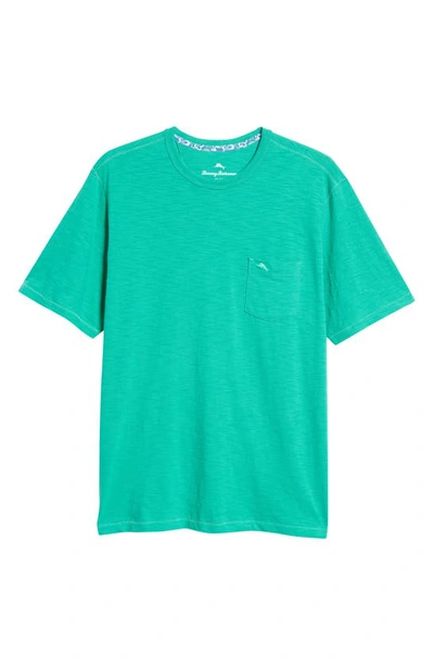 Shop Tommy Bahama Bali Beach Crewneck T-shirt In Green Spiz