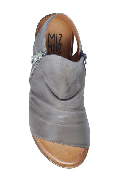Shop Miz Mooz Dylan Sandal In Graphite Leather
