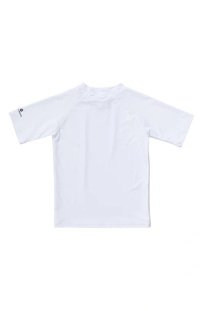 Shop Snapper Rock Kids' Short Sleeve Rashguard In White
