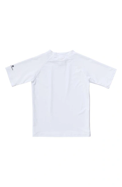 Snapper Rock Little Boy's & Boy's Core Uvb Rashgaurd Top In White