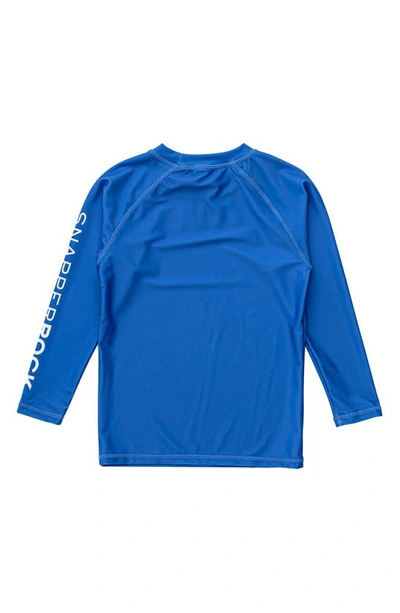 Shop Snapper Rock Kids' Long Sleeve Rashguard In Blue