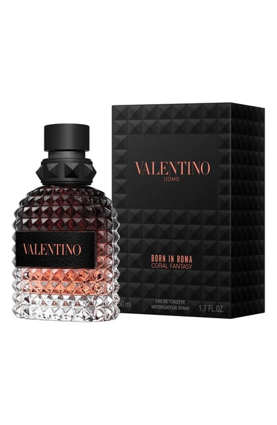 Valentino Born In Roma Coral Fantasy Eau De Parfum Spray 50ml Unisex Transparent Uni In Rubin