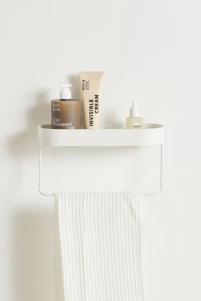 Shop Urban Outfitters Bath Towel Bar And Shelf In White At