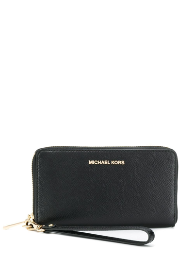 Shop Michael Kors Mk Porta Iphone In Black