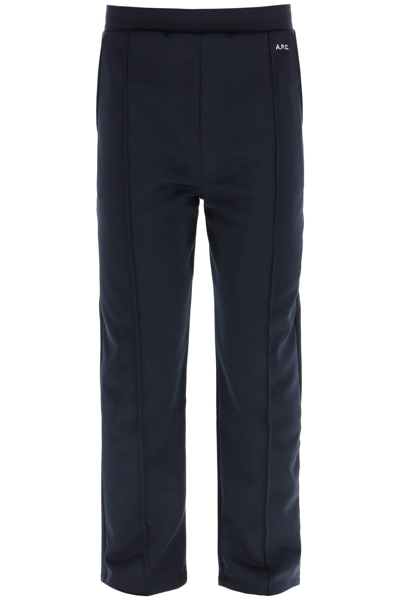 Shop Apc A.p.c. Hector Sports Trousers In Blue