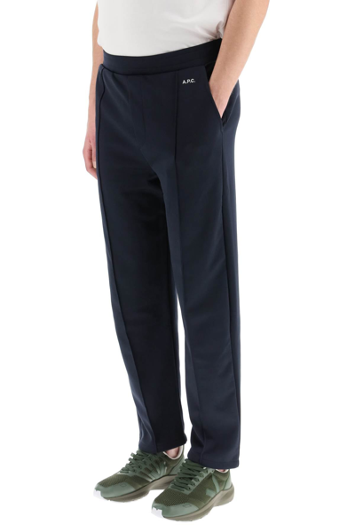 Shop Apc A.p.c. Hector Sports Trousers In Blue