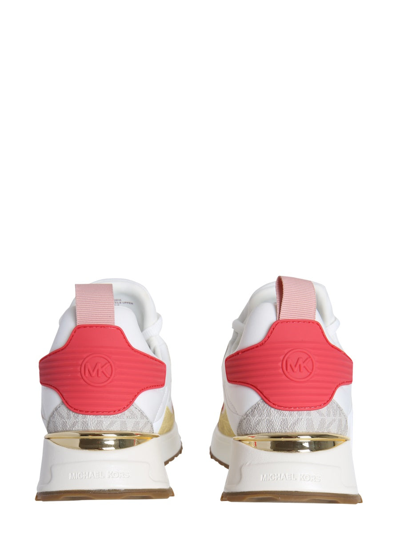 Shop Michael Michael Kors Theo Sneakers In Multicolour