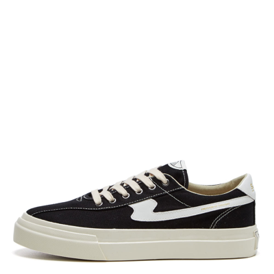 Shop Stepney Workers Club Dellow S Strike Canvas Trainers In Black
